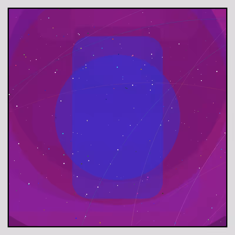 Color Field Starry B #54