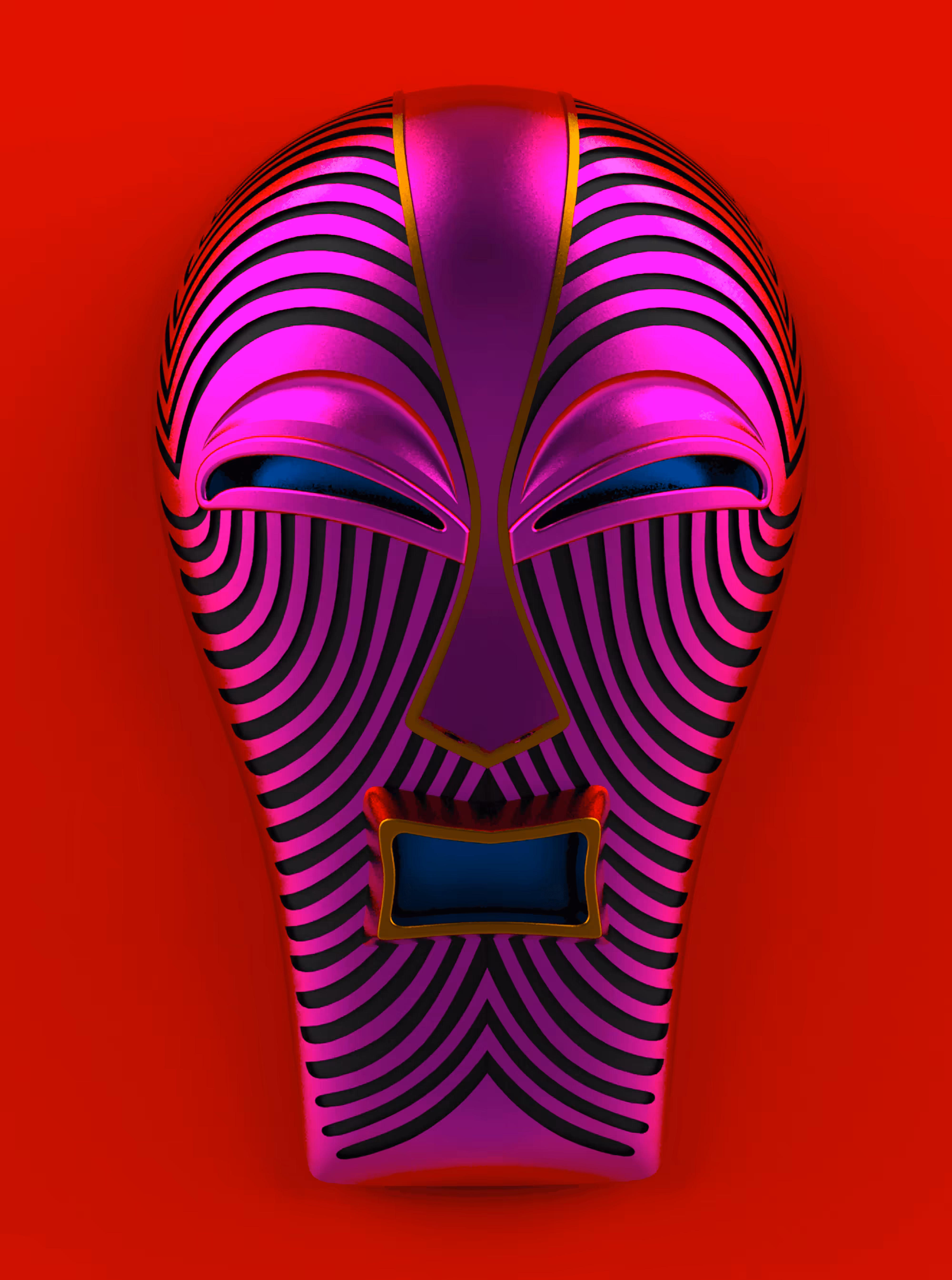 SONGYE KIFWEBE MASK 