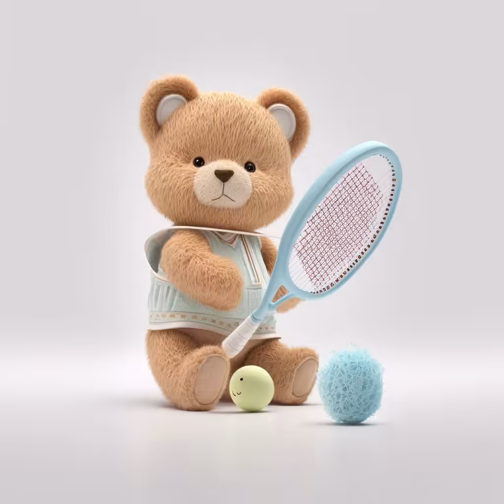 Teddy bear and sports