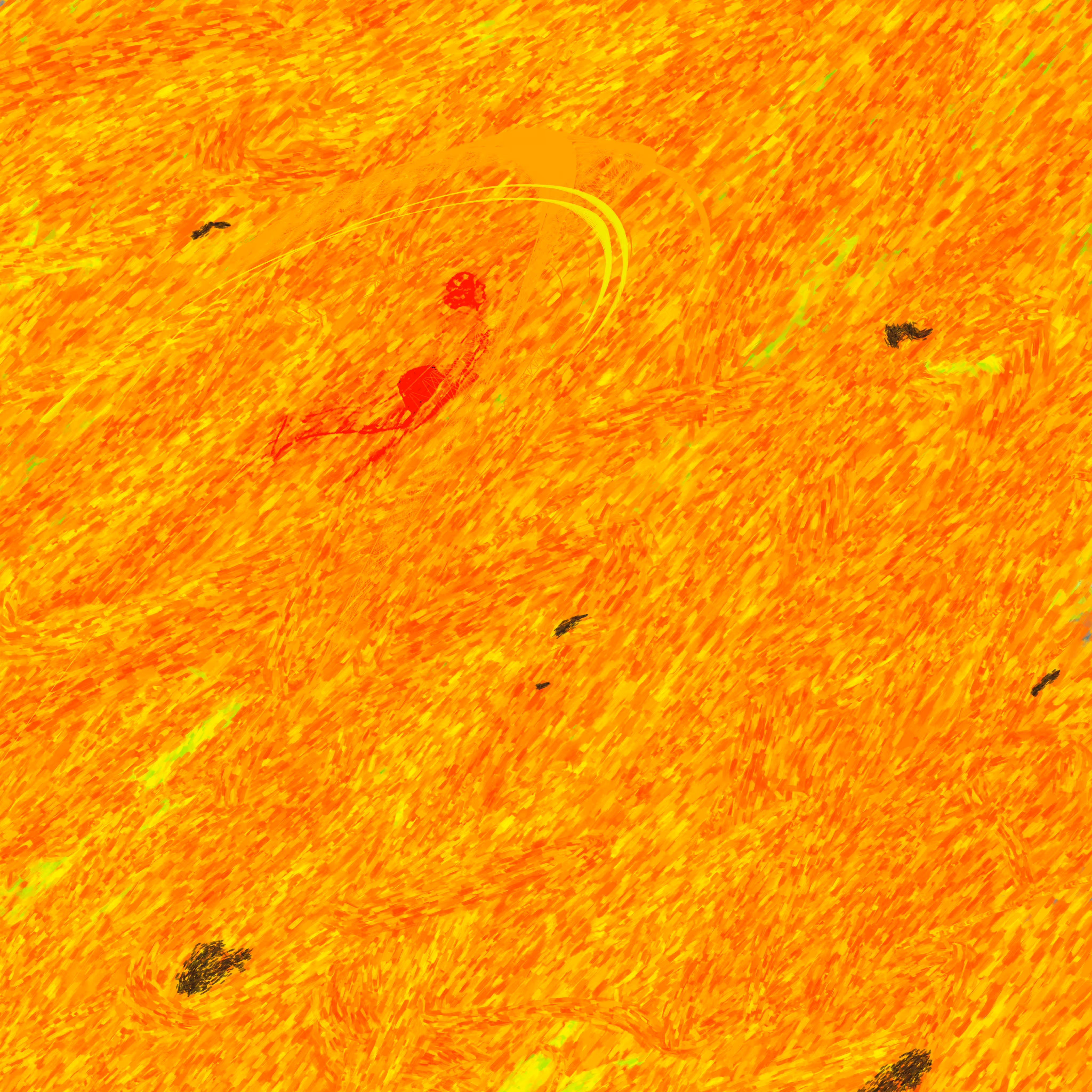 Swimming upstream in the upper solar atmosphere.