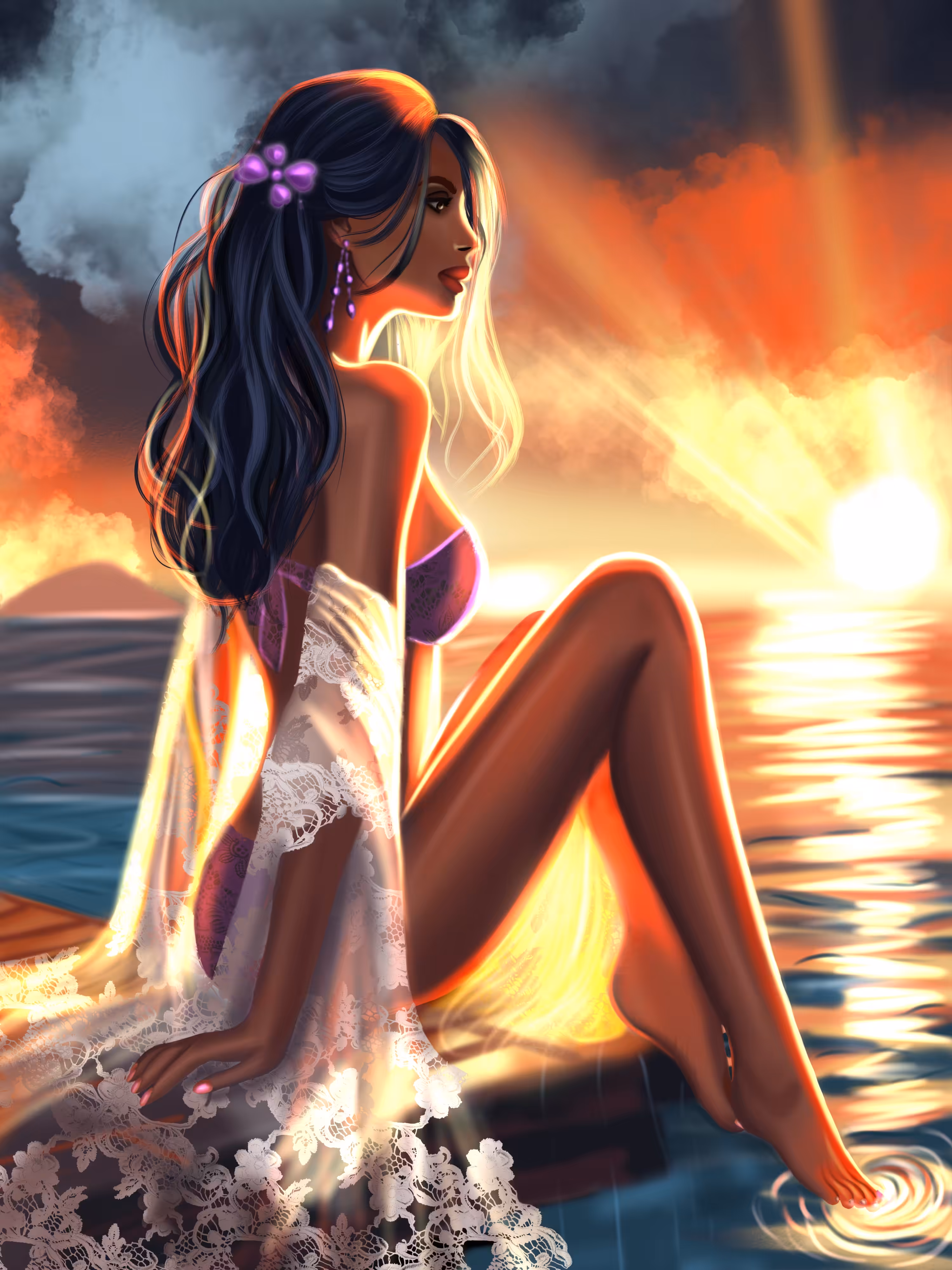 Tender sunset