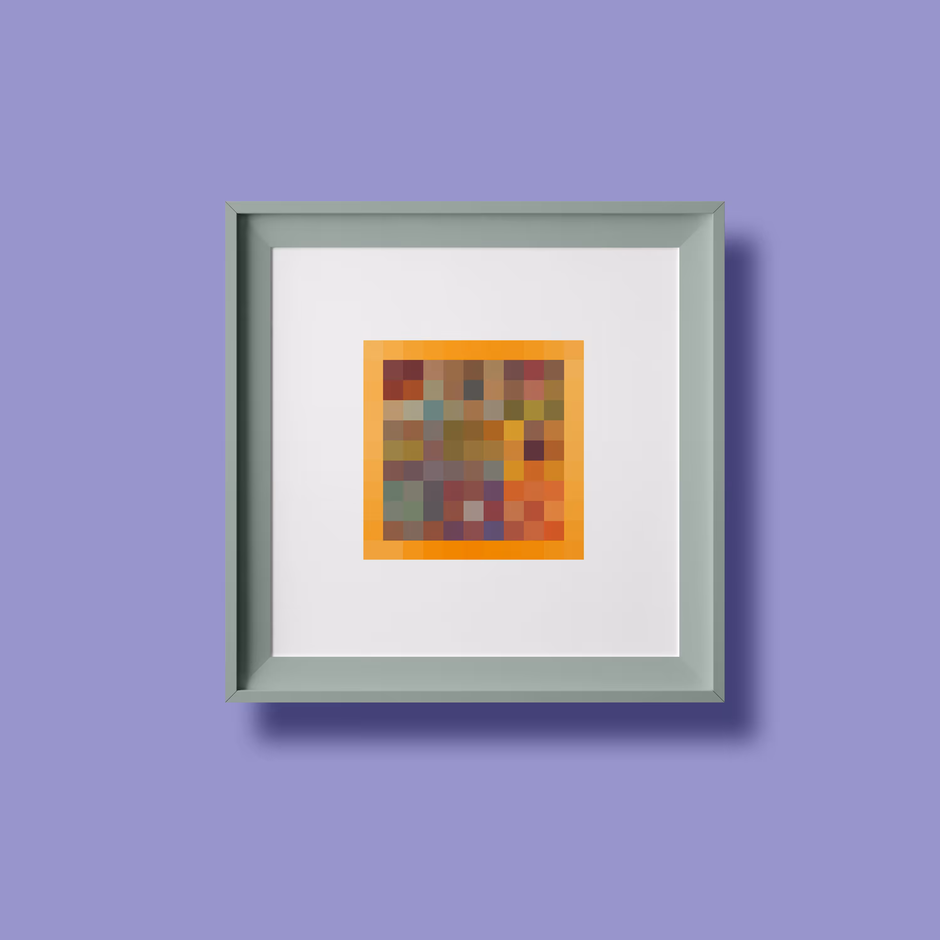 89 Pixels: Wassily Kandinsky - Color Study, Squares with Concentric Circles