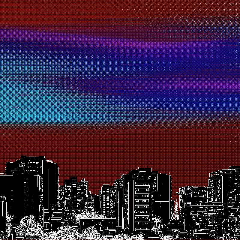Observing the city through #13