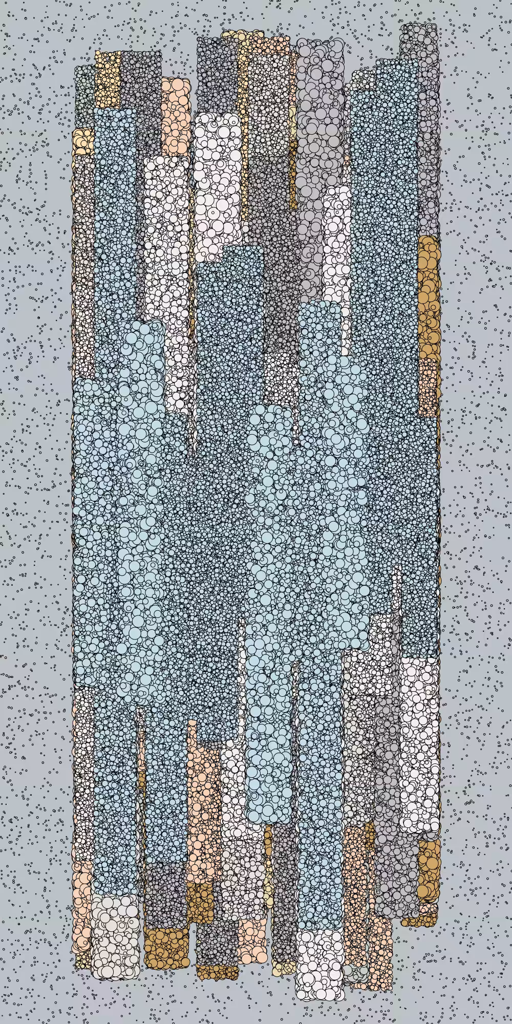 Assorted bubble textures #8