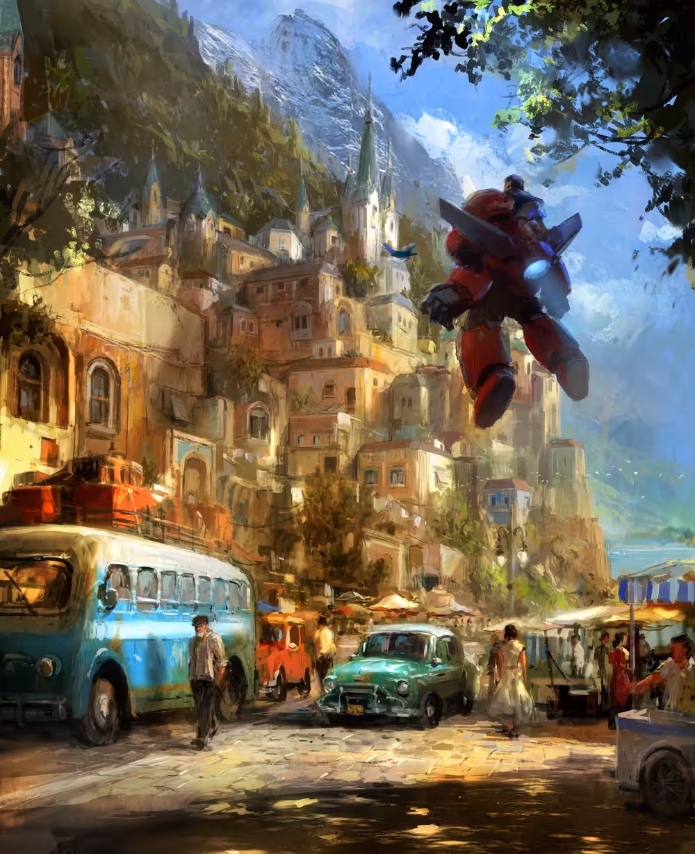 Seaside village