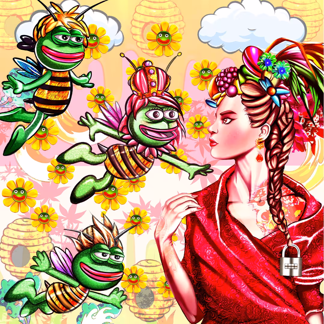 Pepe In The Honeyverse