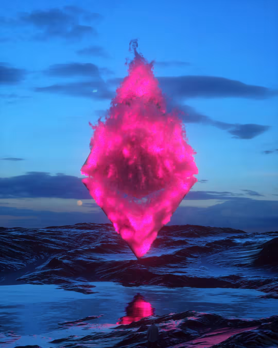 ETH On Fire - 2021 Year Of NFT.