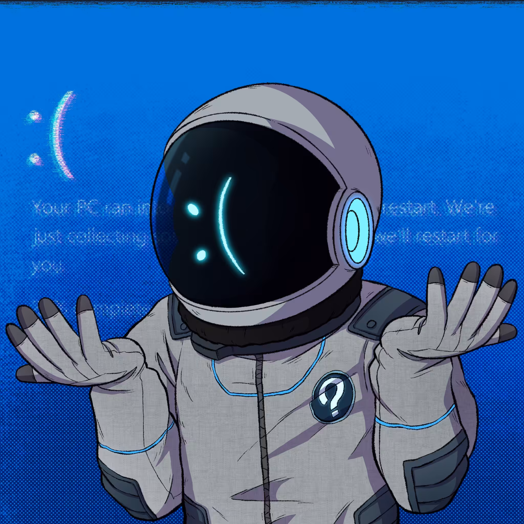 Who Cares ? #065 : Blue Screen Astronaut Cares ?