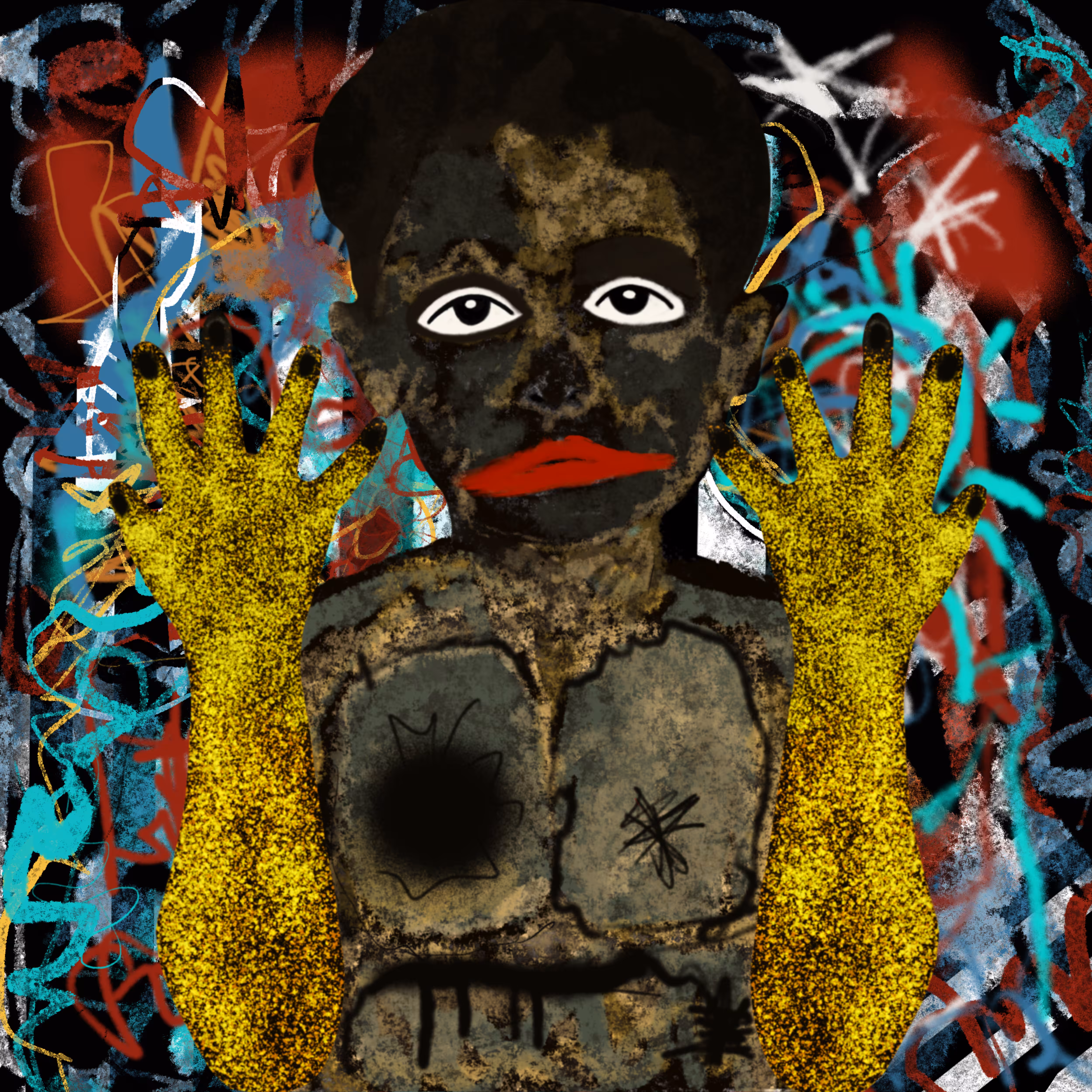 BOY WITH GOLDEN ARMS