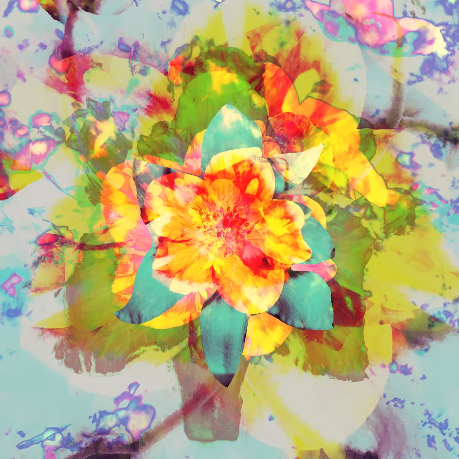 contemplation of a flower 1