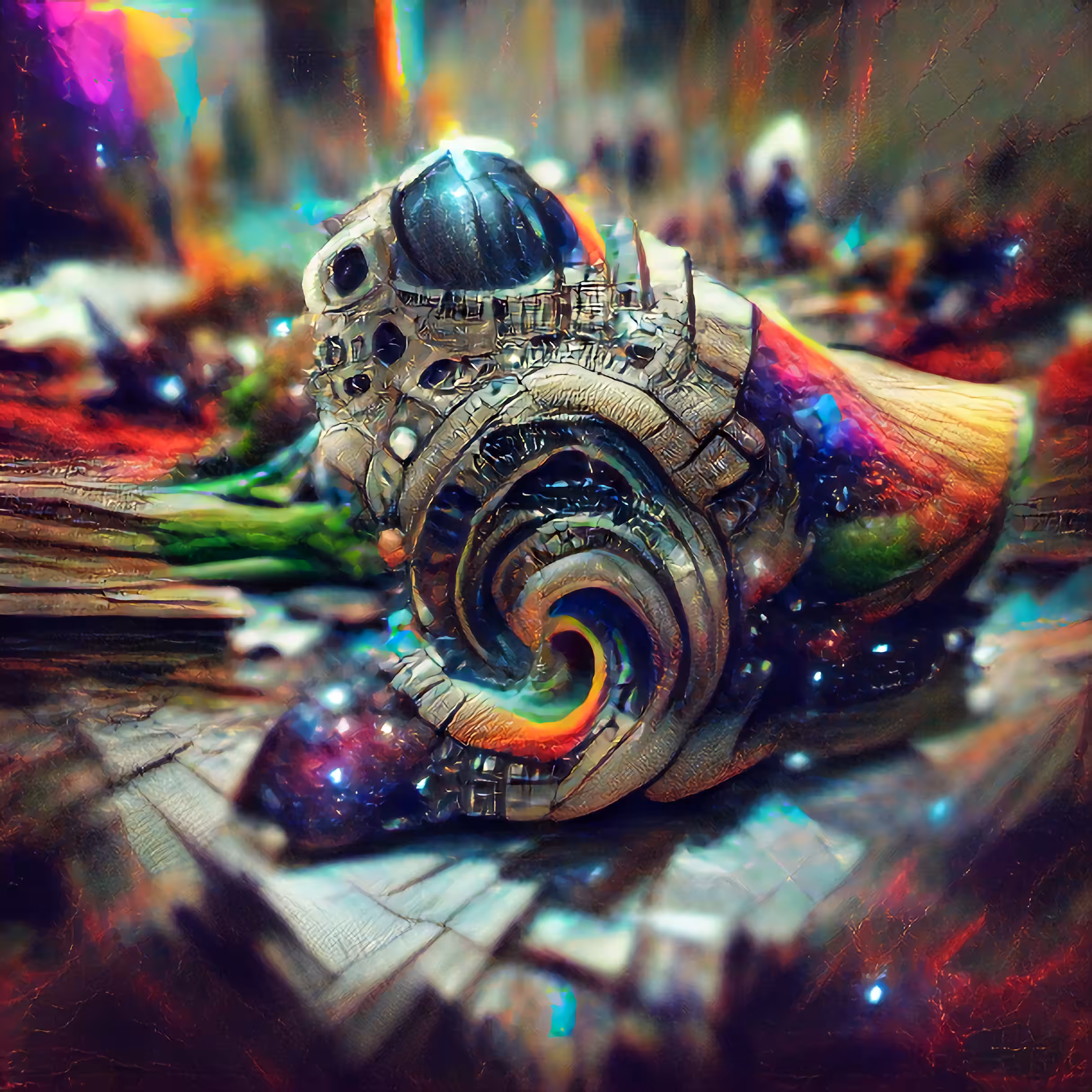 snail shell spaceport