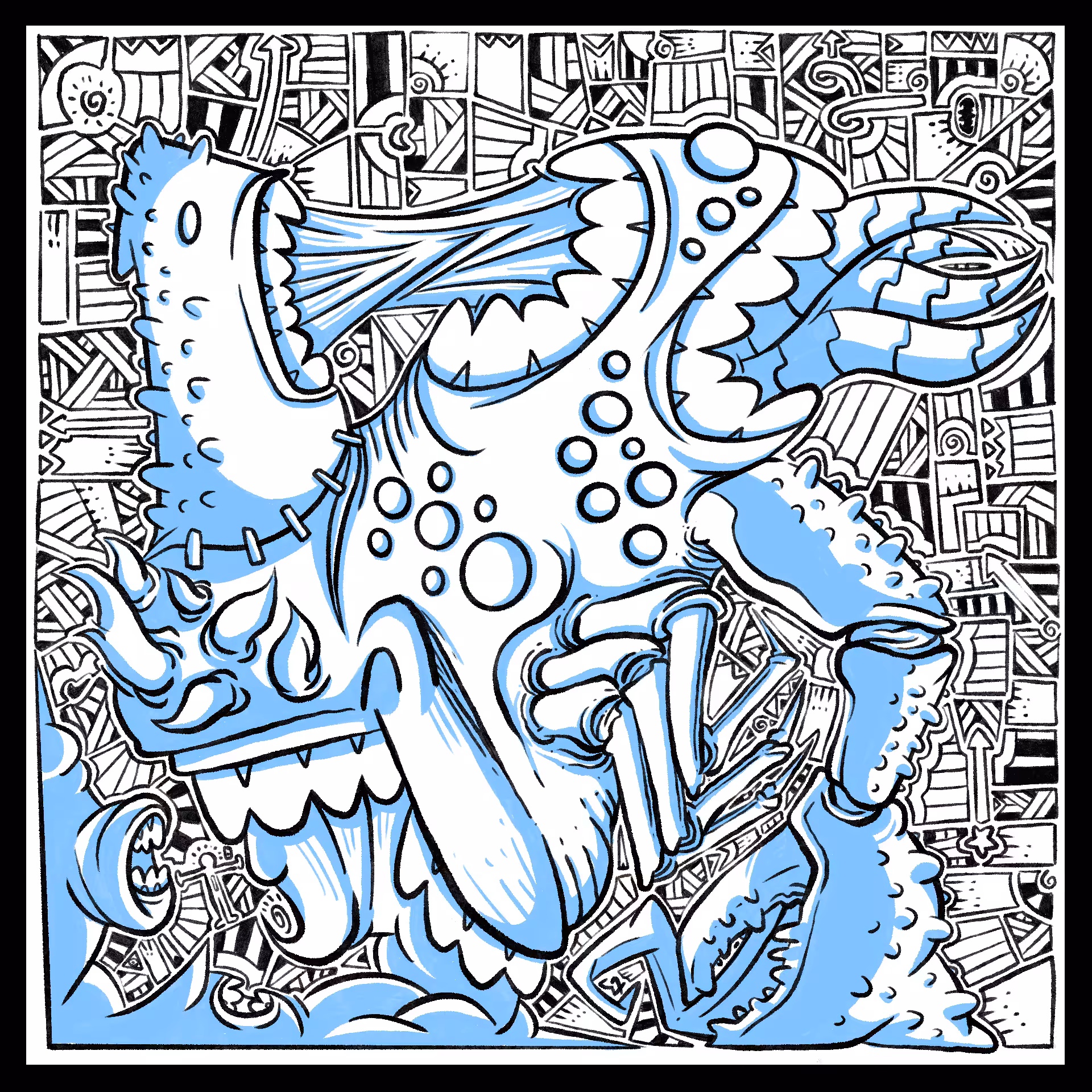 Creature 046 Lineart