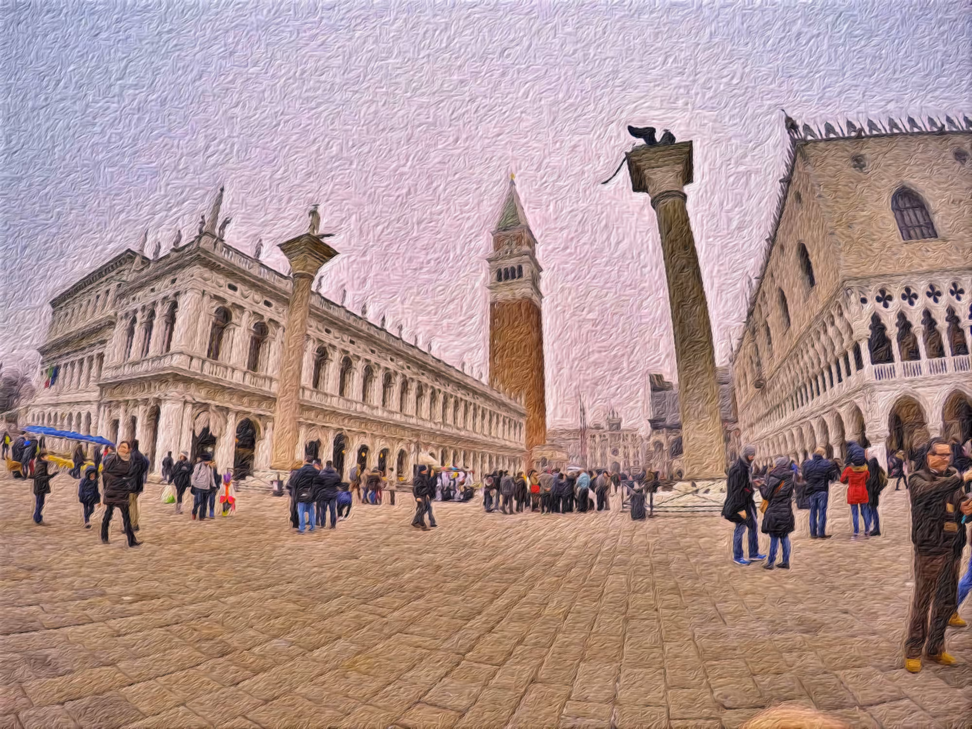 A foggy day in Venice