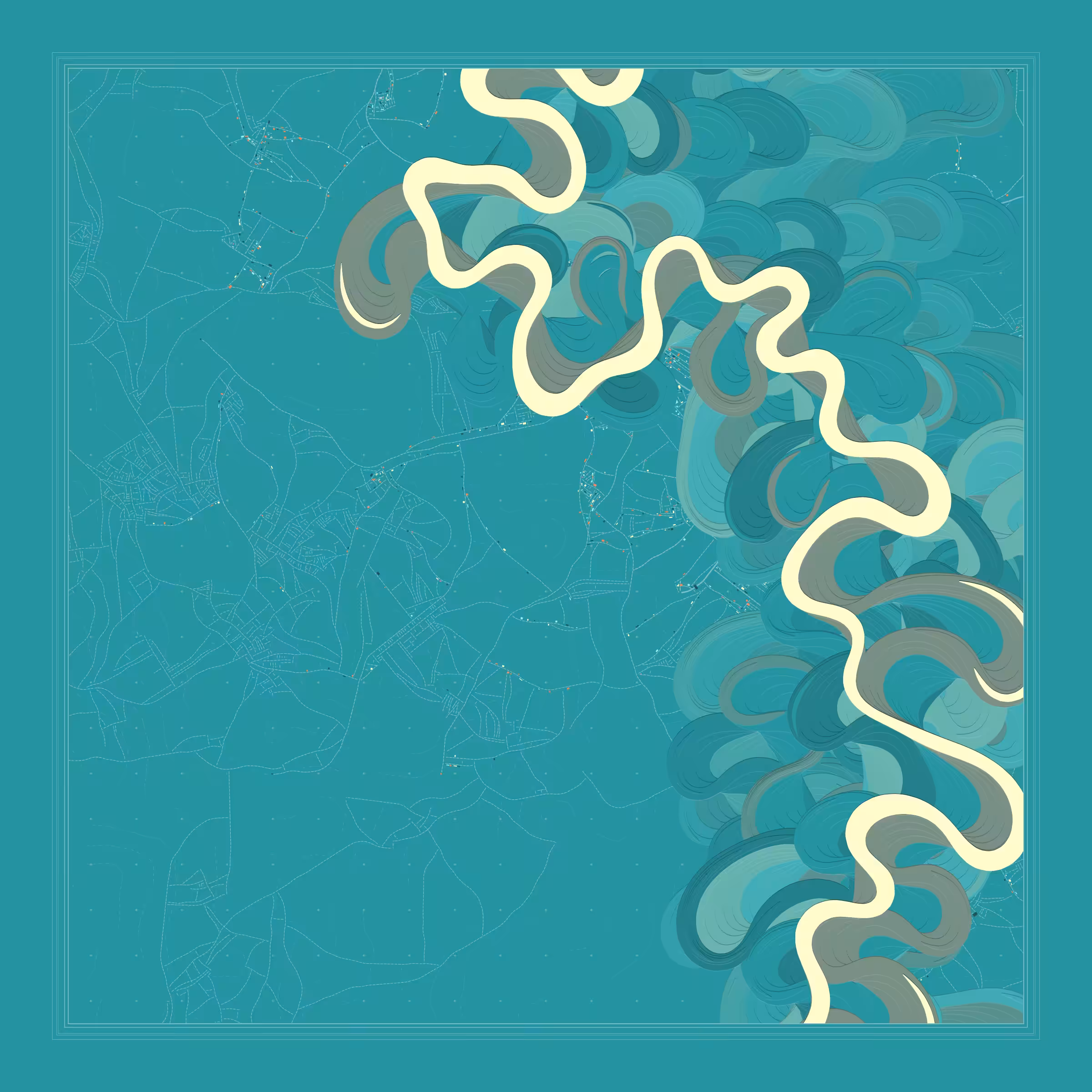 Ancient Courses of Fictional Rivers #148
