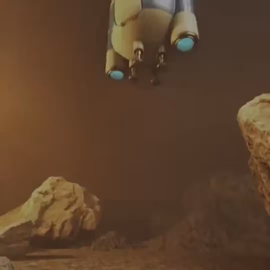 Landing on Mars