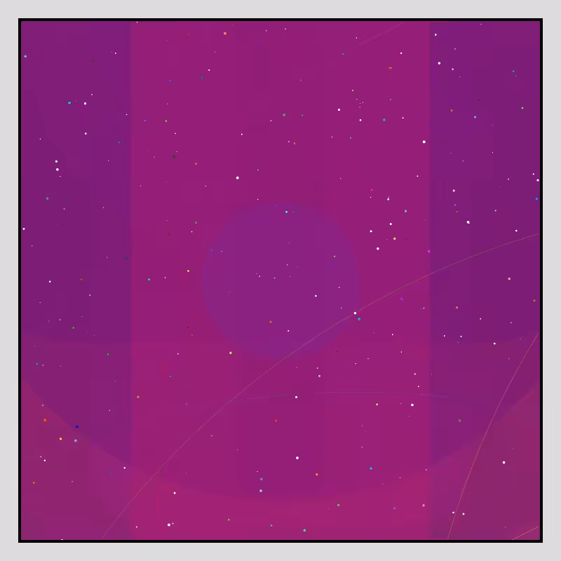 Color Field Starry B #119