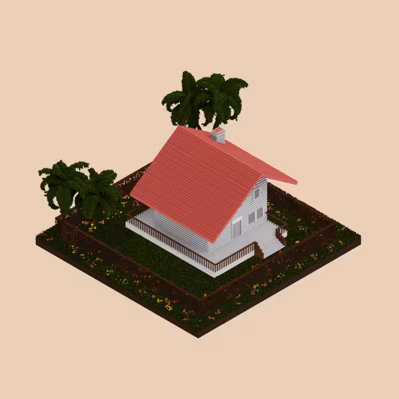 Pastel cottages #9