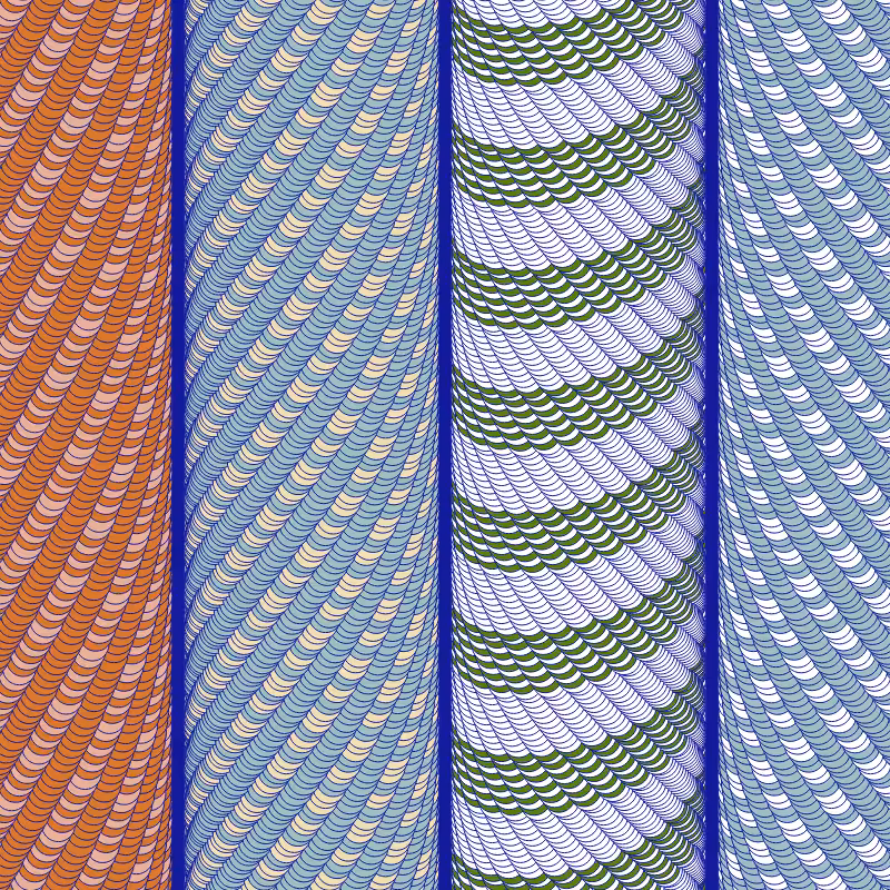 Patterns of infinity colorized #12