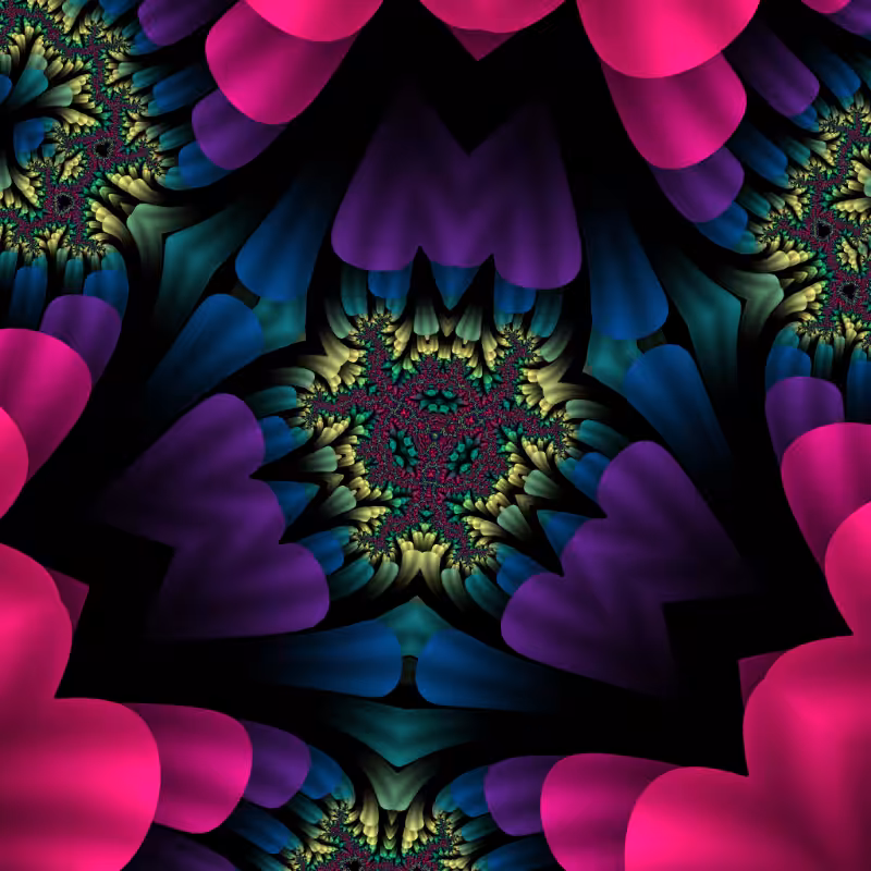 Fractal Flower #207