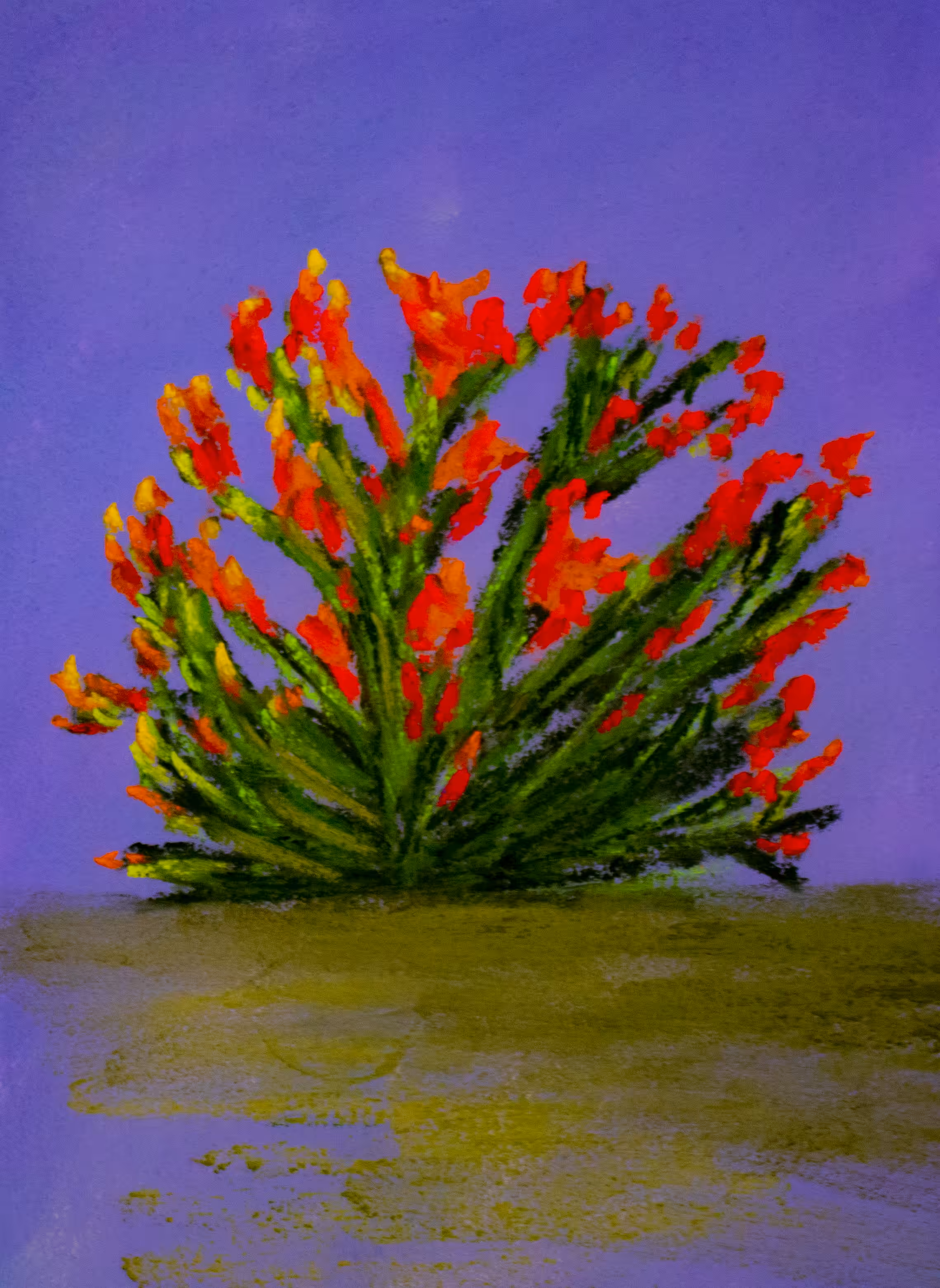 Orange Flowers   @ArtByLeClaireD1
