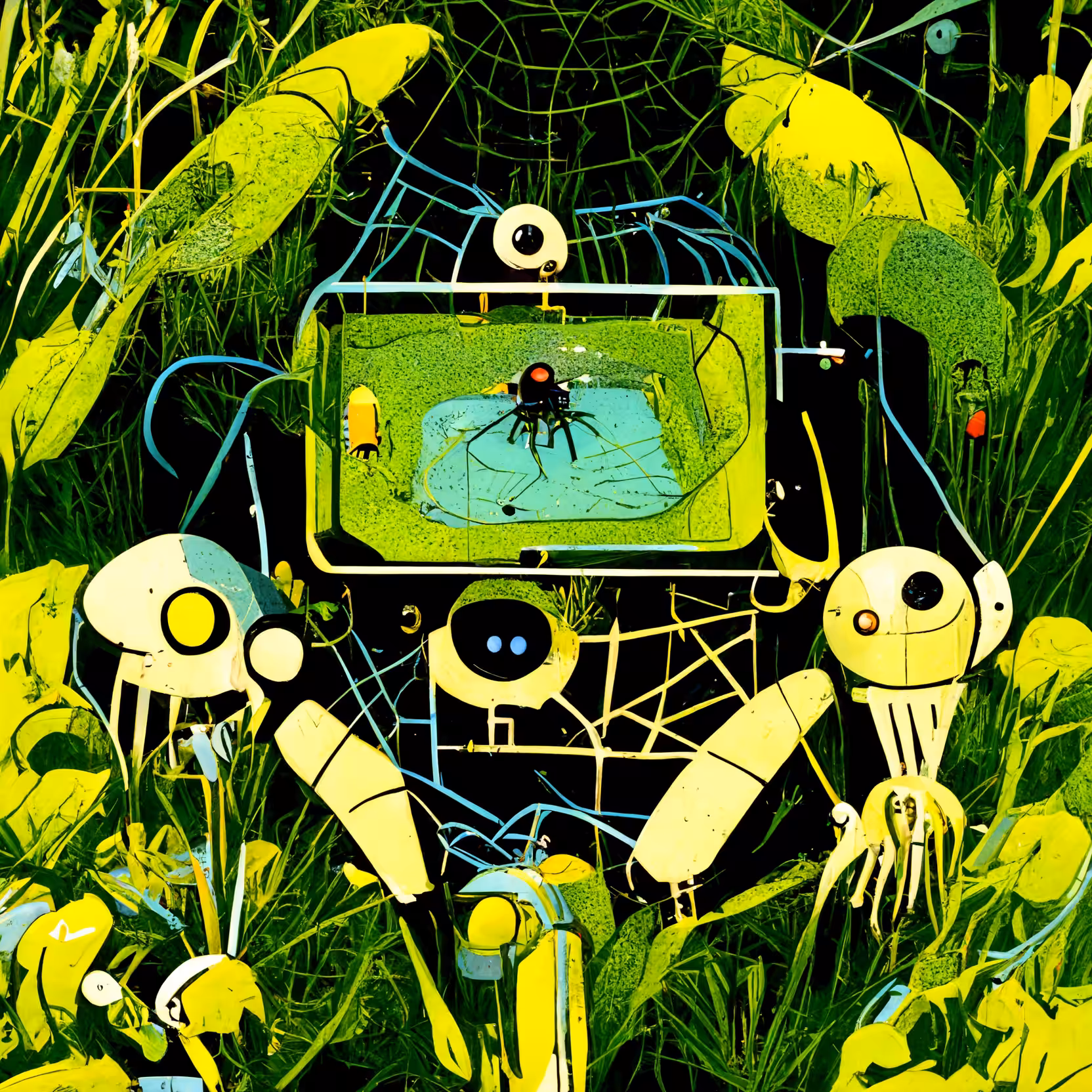 spiderbot pond - 1