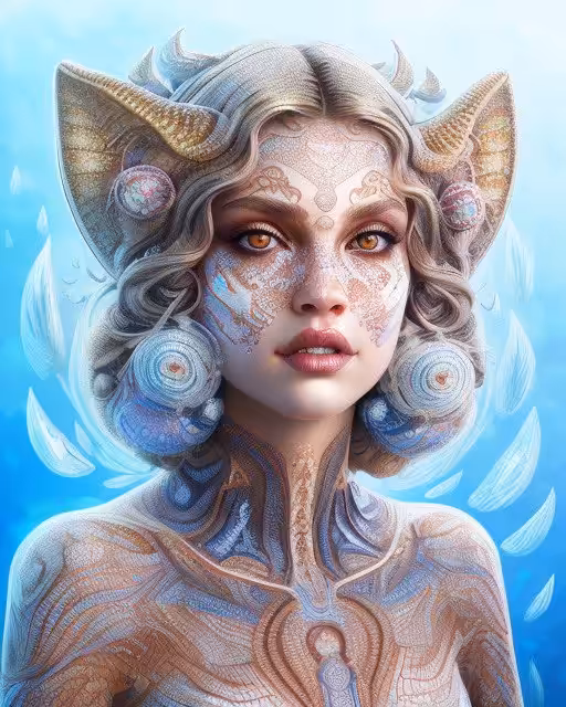 Wolf Woman Goddess Fantasy