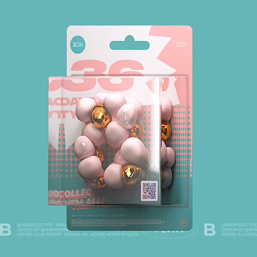 B letter / 36 Days of Type 2021