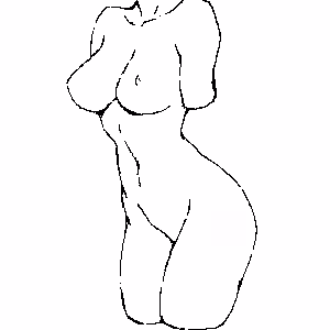 Torso 300x300 Pixel Drawing P003
