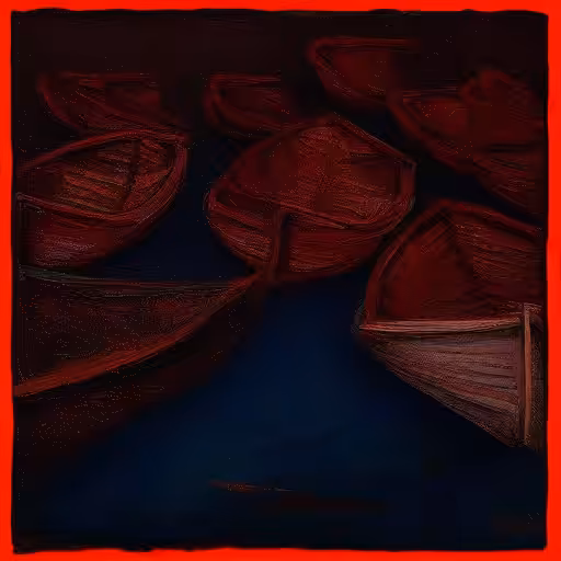 boats at sunset #45