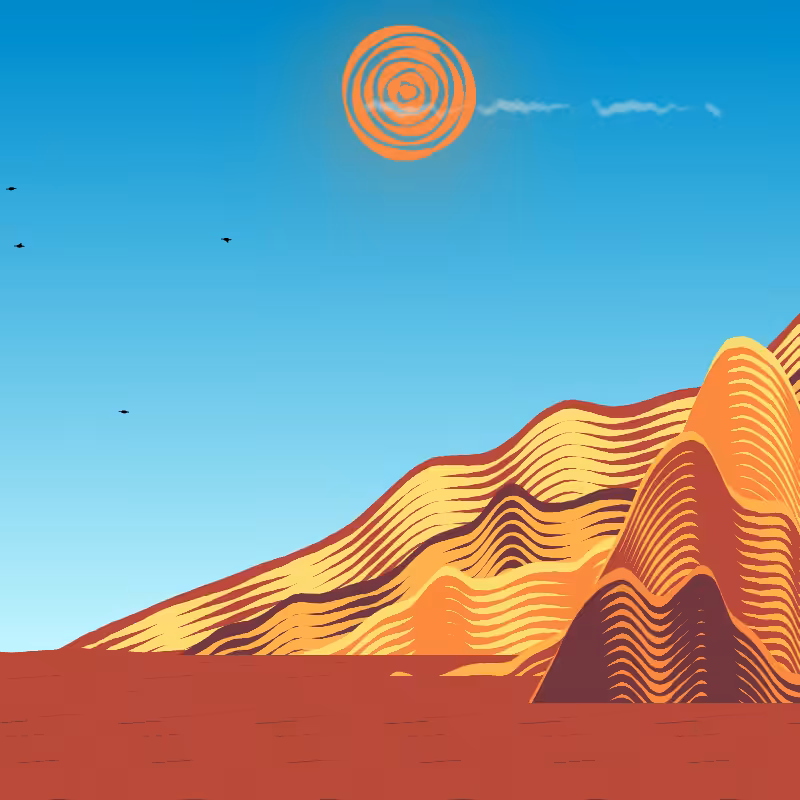 Painted Mountain Sunset #12