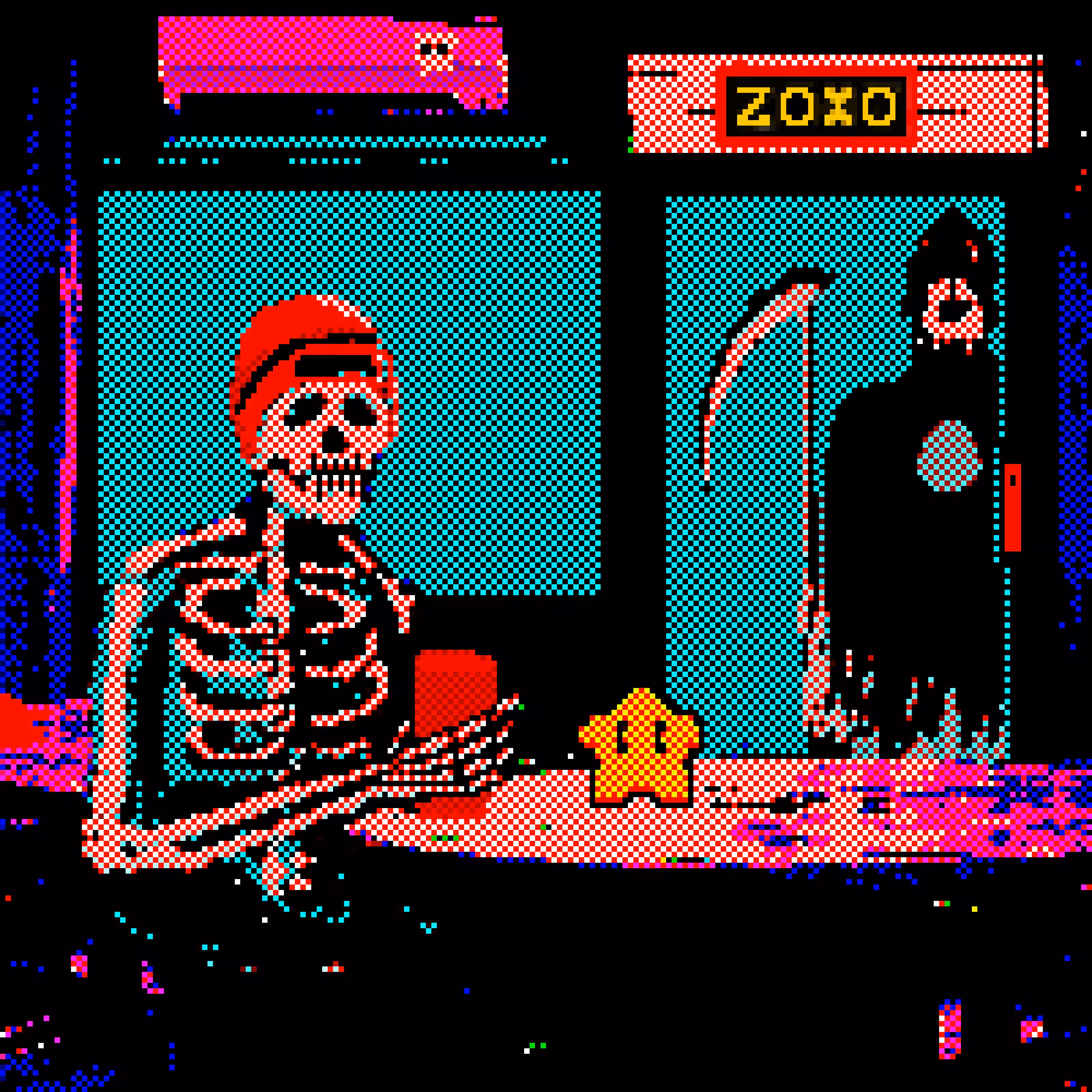 I met a Grim Reaper at Zoxo Bar.