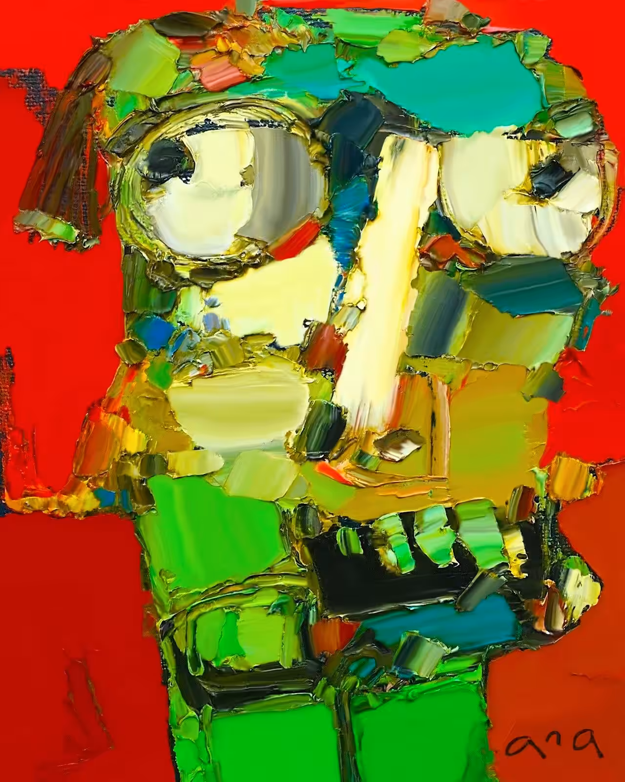 Expressionist portrait #18