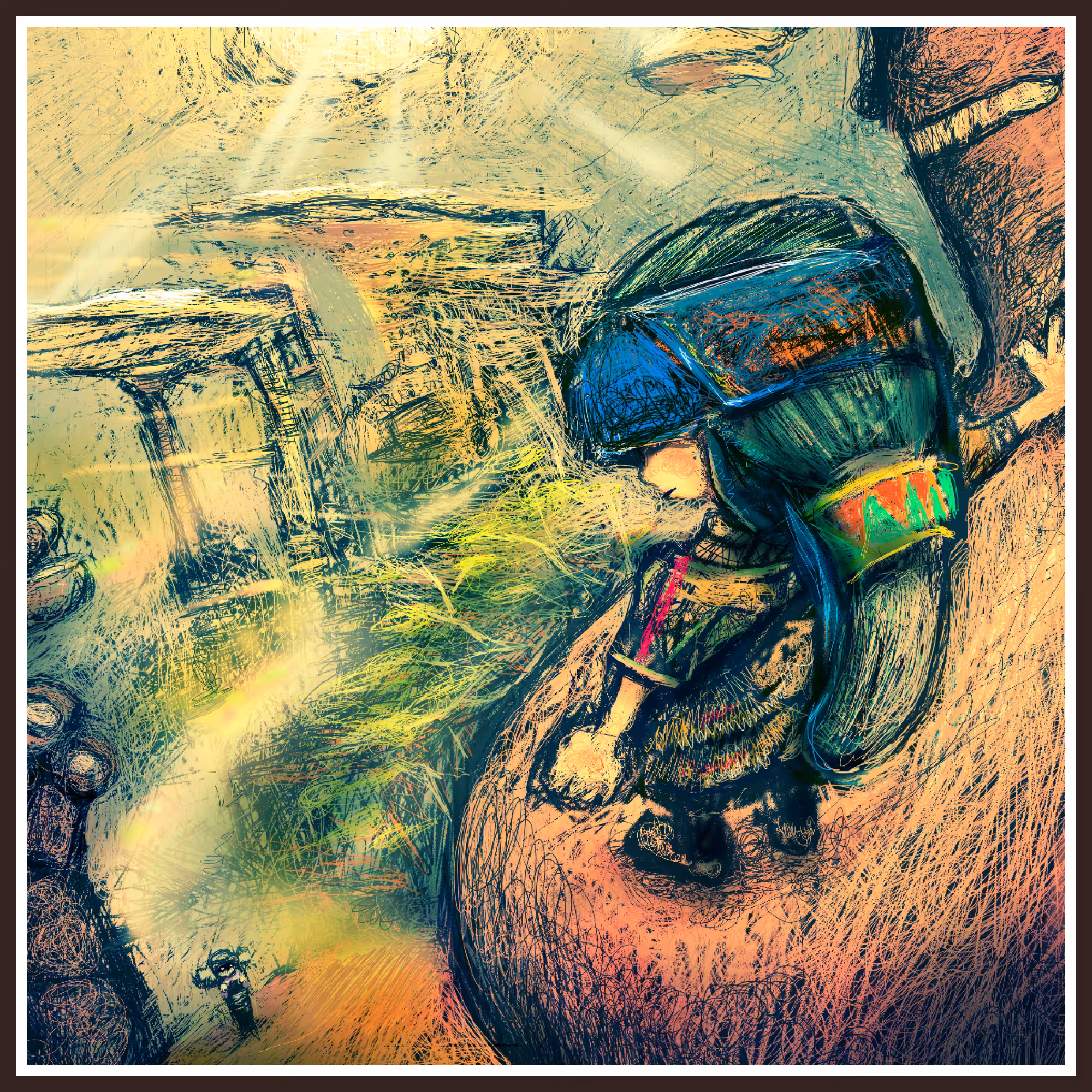 Visitors to the Giant's Village