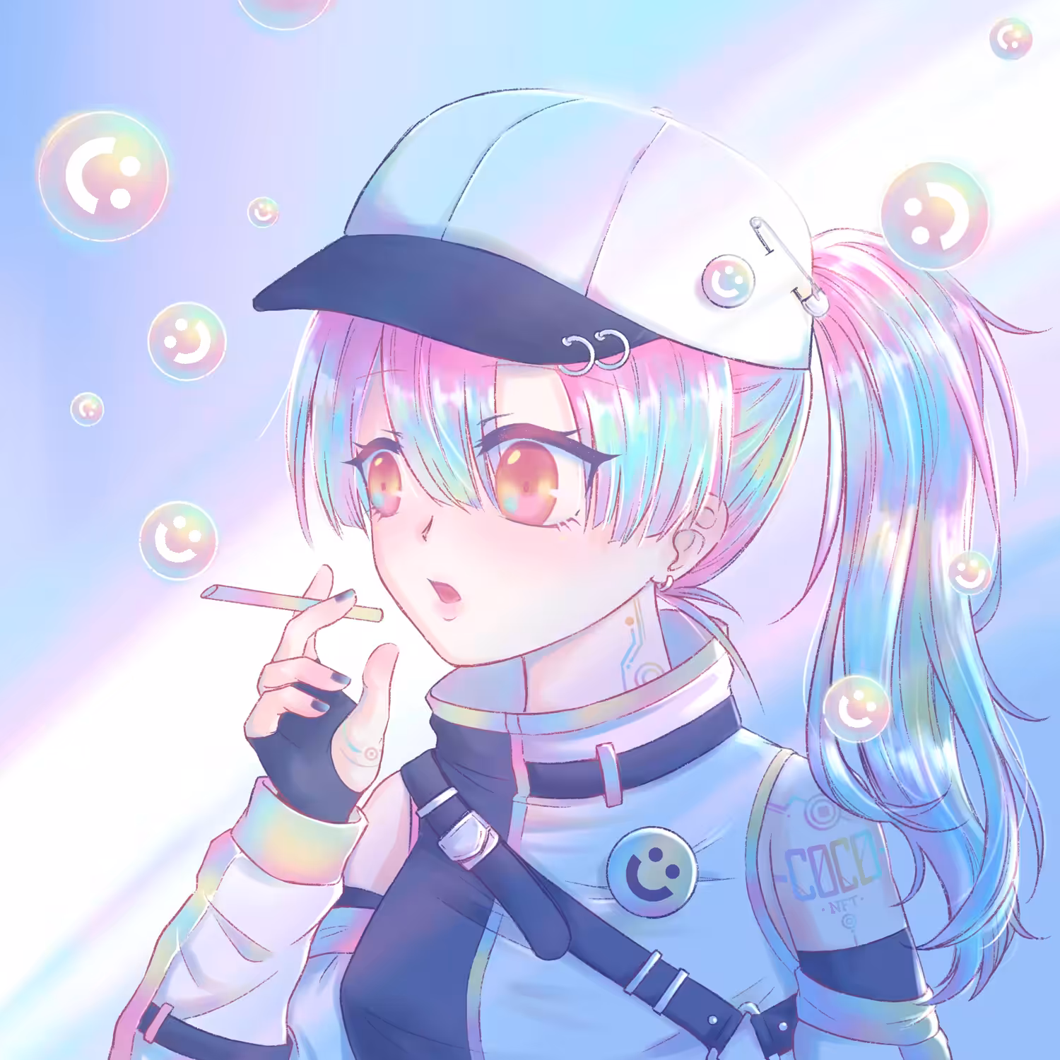 Bubbles heart 