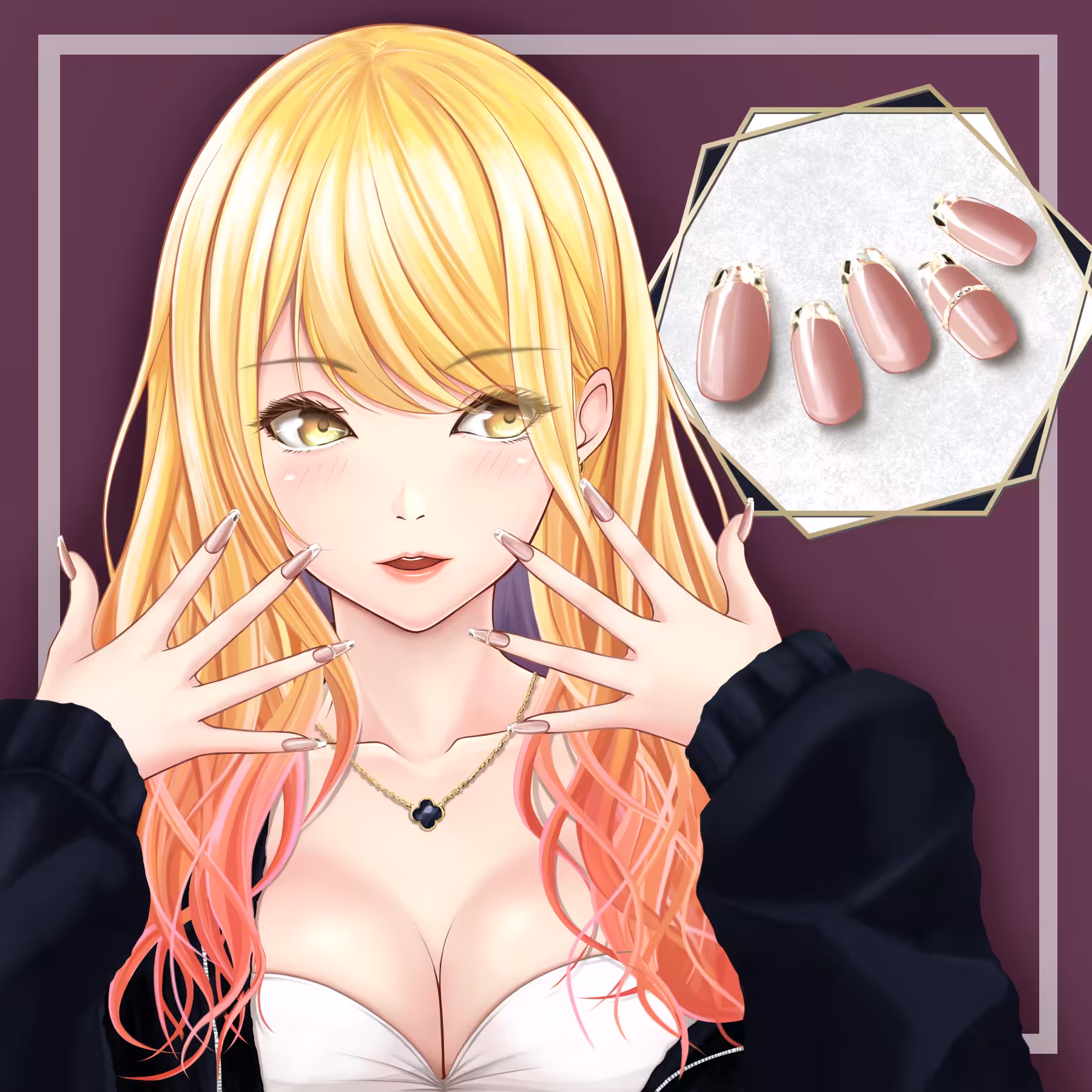 Nail Art Girl #001