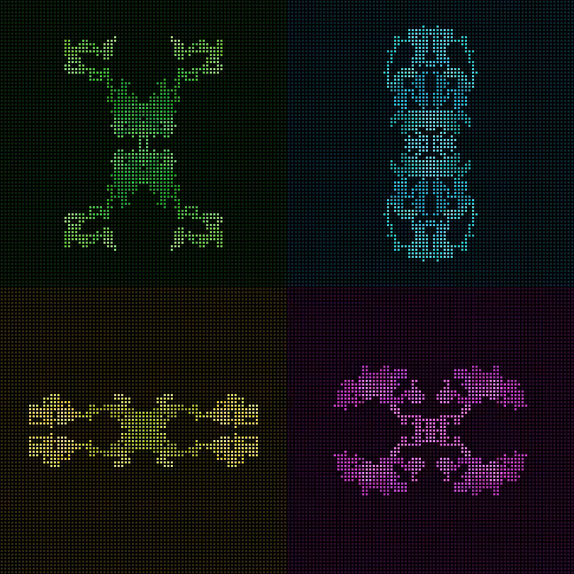 Dither Creatures 2x2 #68