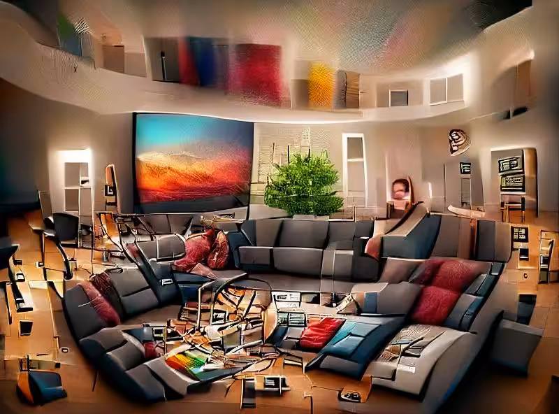 Abraham's First Works: Someone's living room