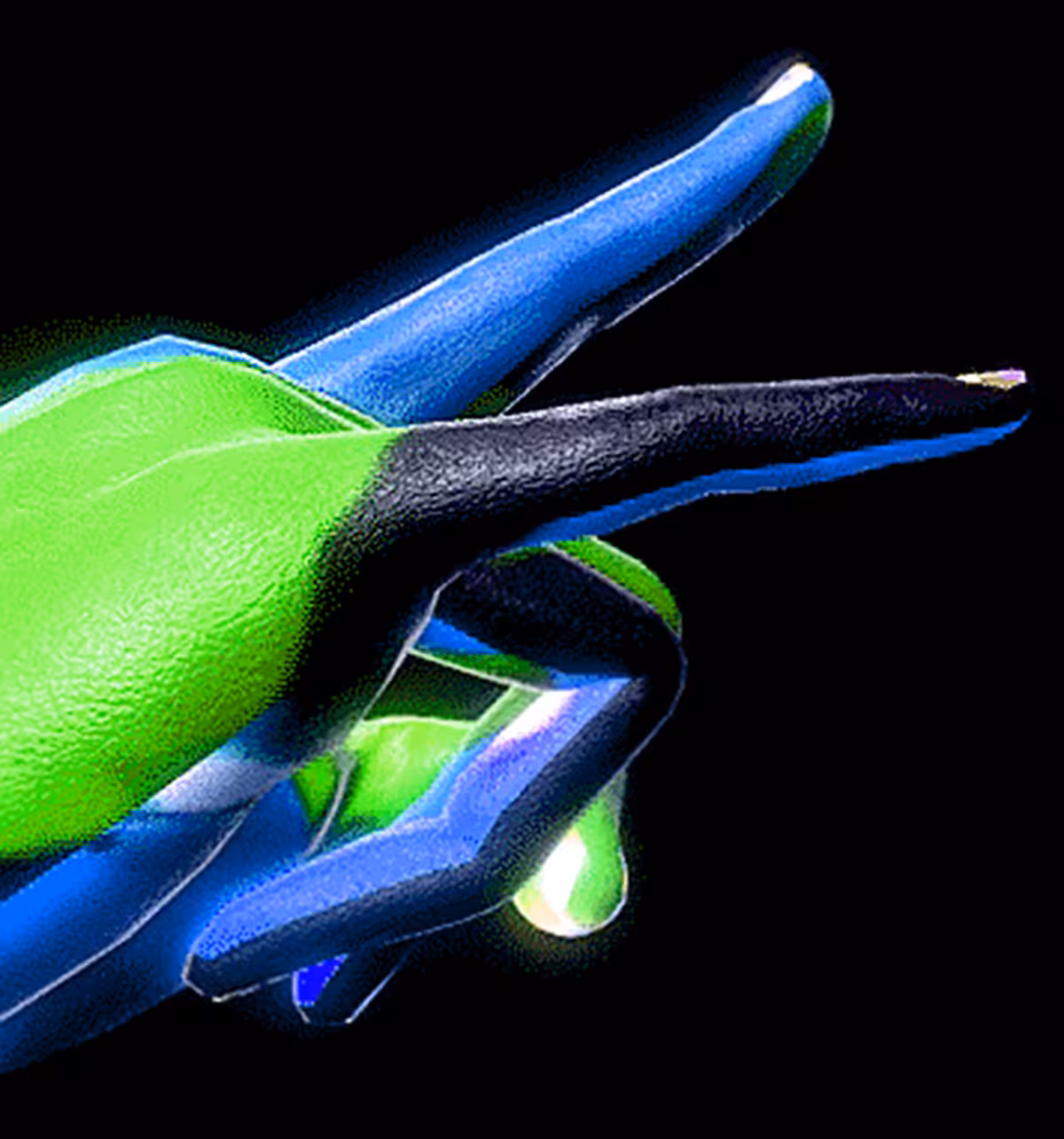 WEARECRYPTOART 'Tox frog edit'