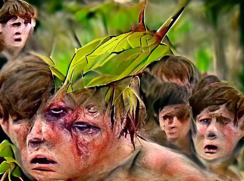 Abraham's First Works: lord of the flies meme