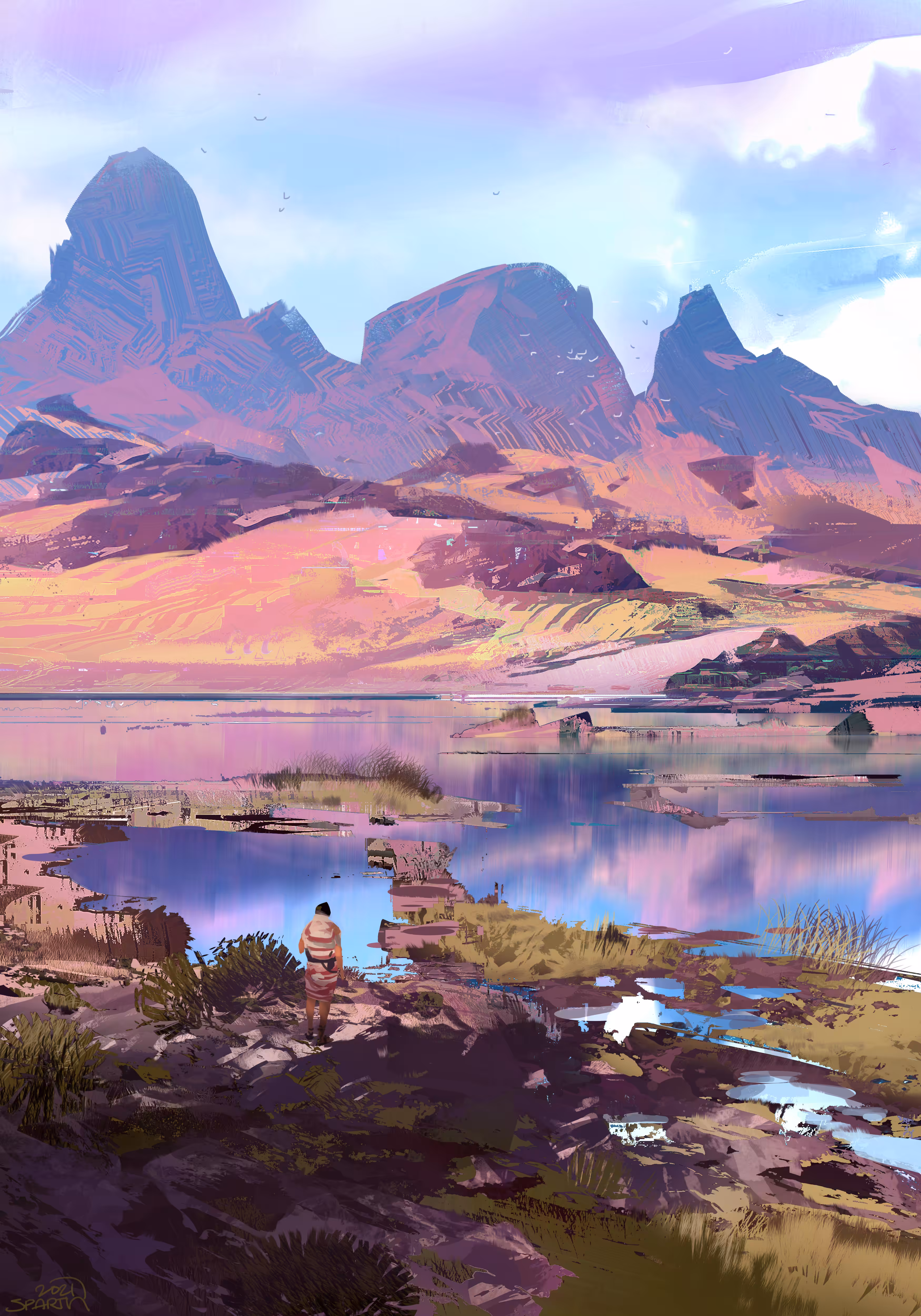 Three mountains