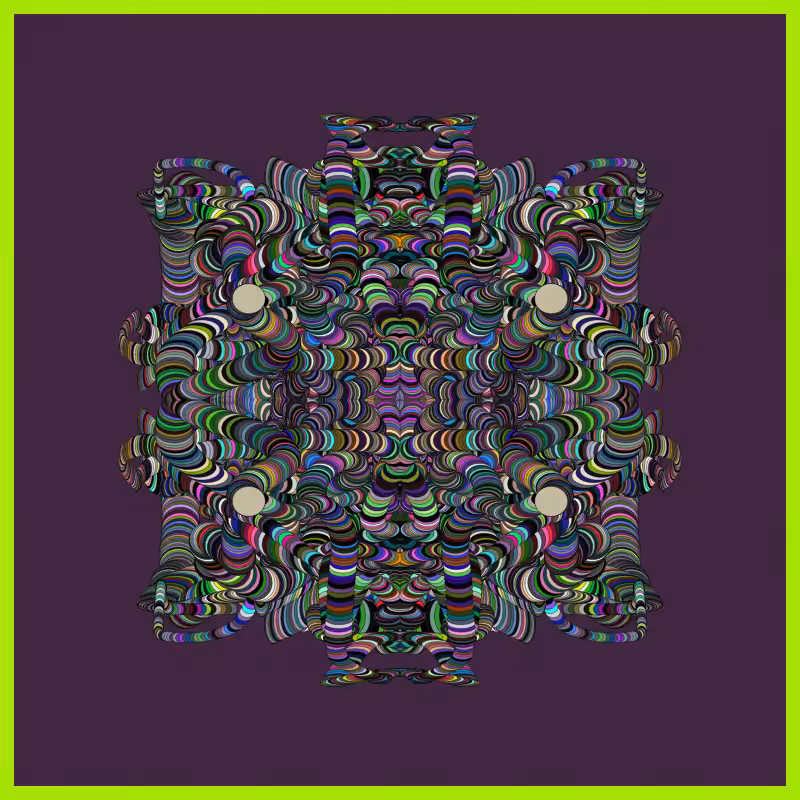 Symmetric Perlinized Ellipse #11