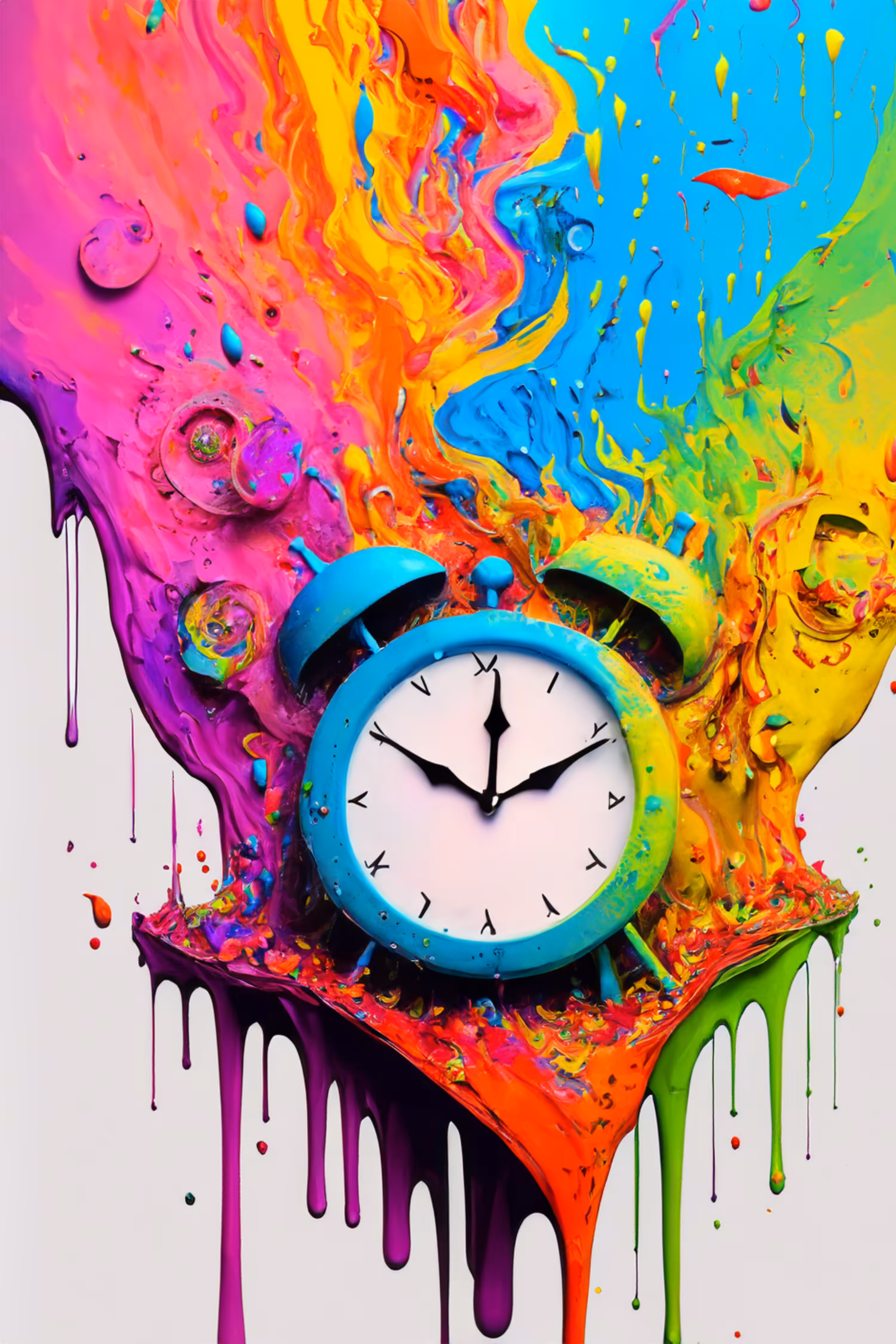 Paint and clock 05