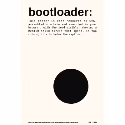 bootloader: selfie #296