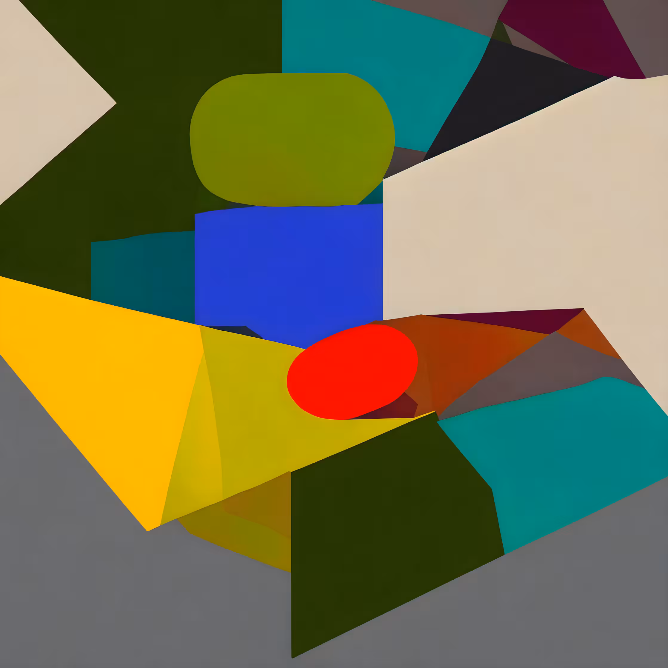 AI Colour Studies: AI Colour Study 017