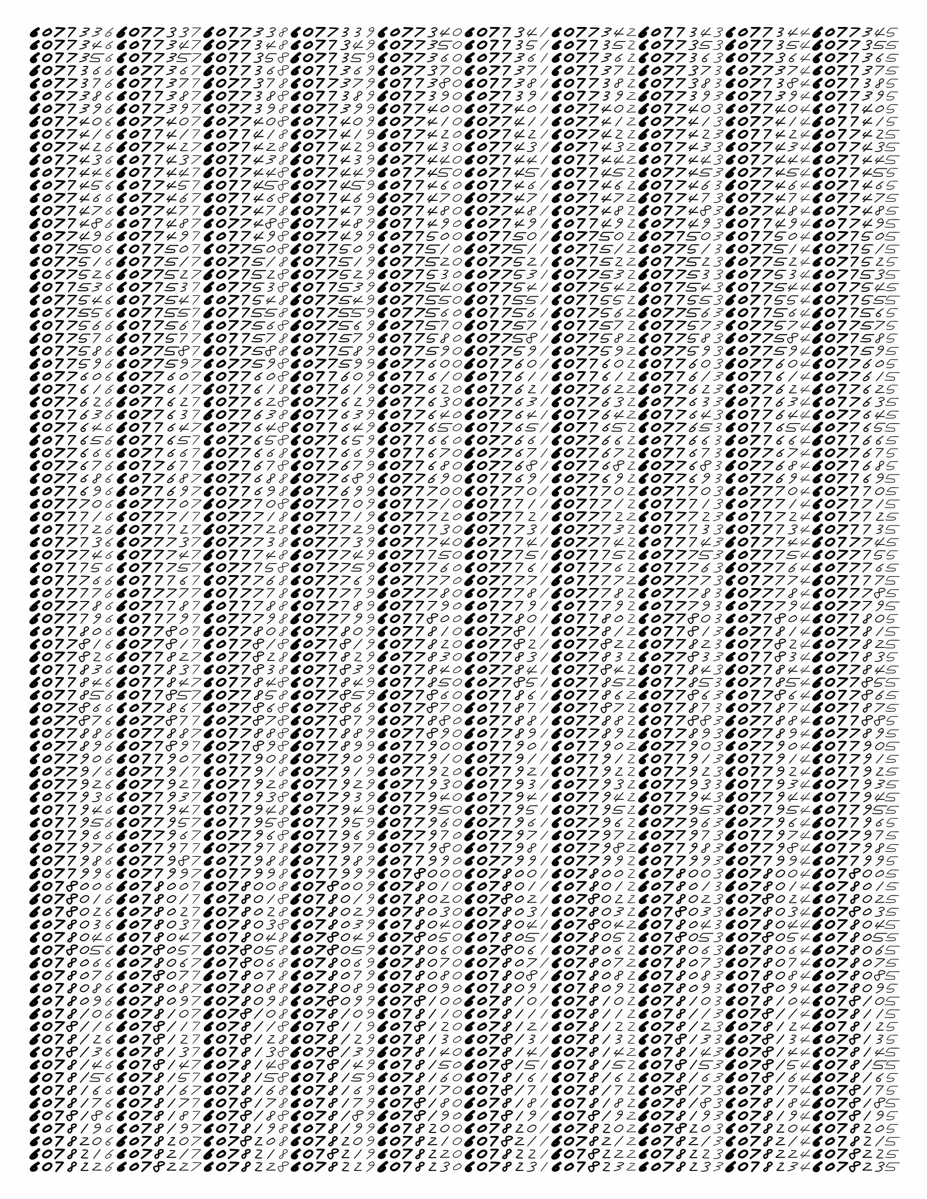 Endless (5,607,250 to Infinity) #1565