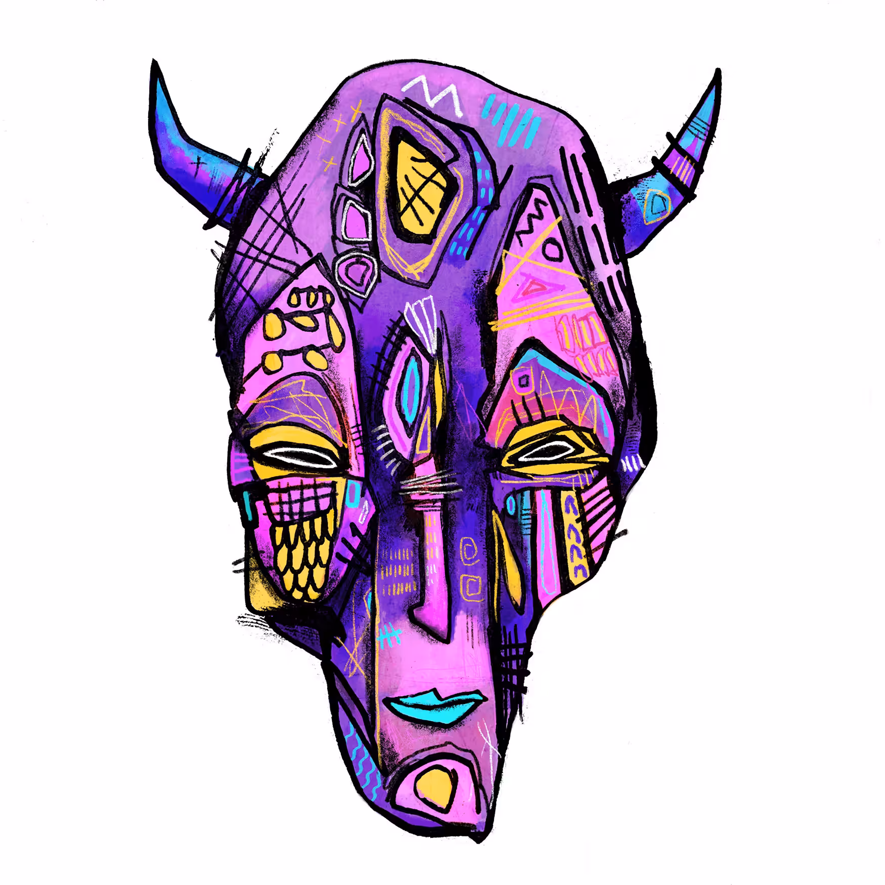 Ian Jones Neo Expressionism Genesis Collection: Devil 3/3