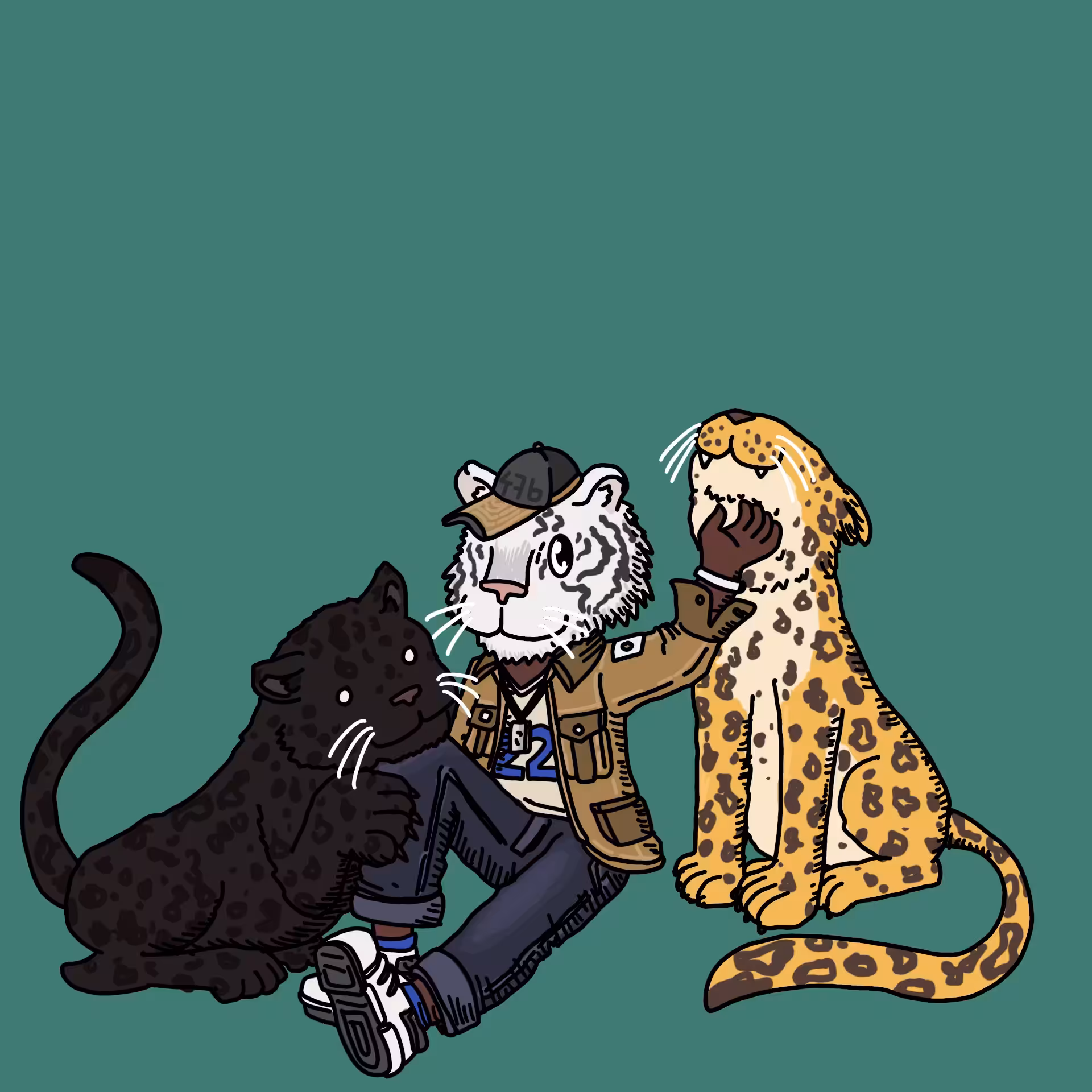 One eyed guys: Tiger conversationist OEG