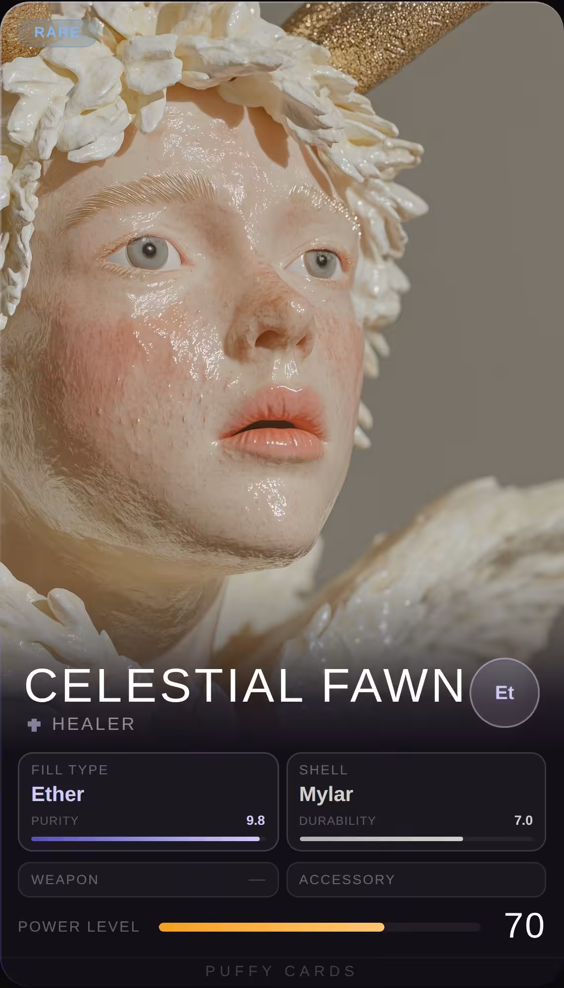 Puffy Cards: Celestial Fawn