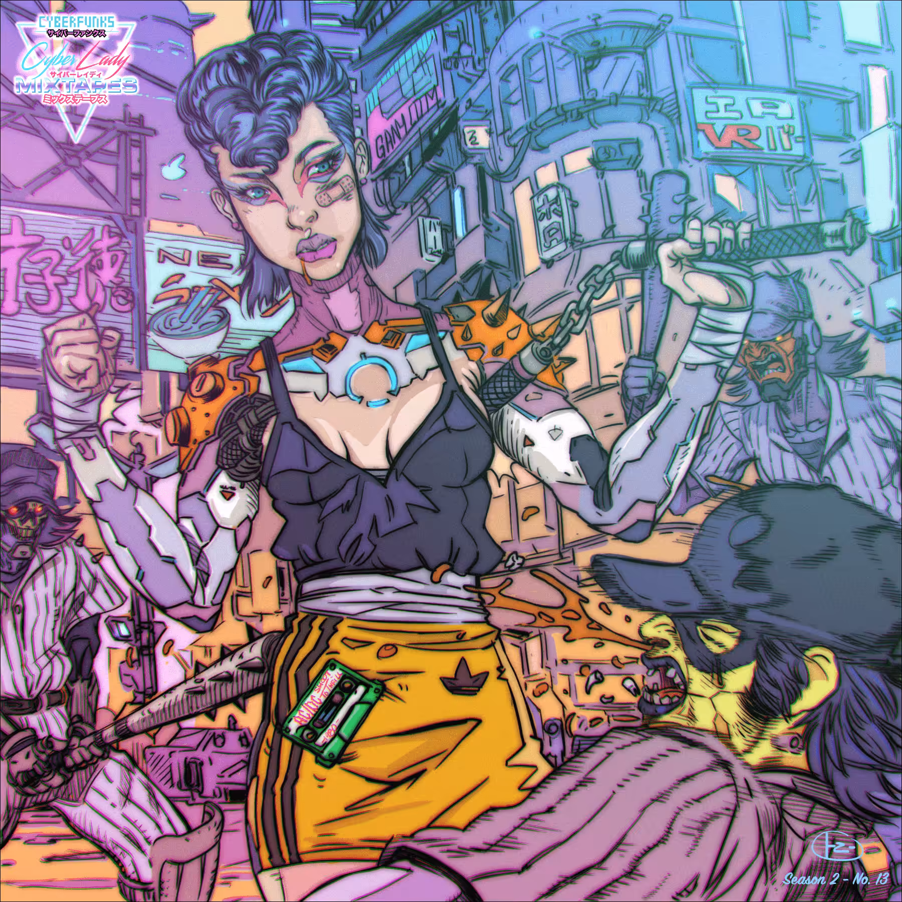 Cyberfunks-Season 2, CyberLady Mixtapes No.13