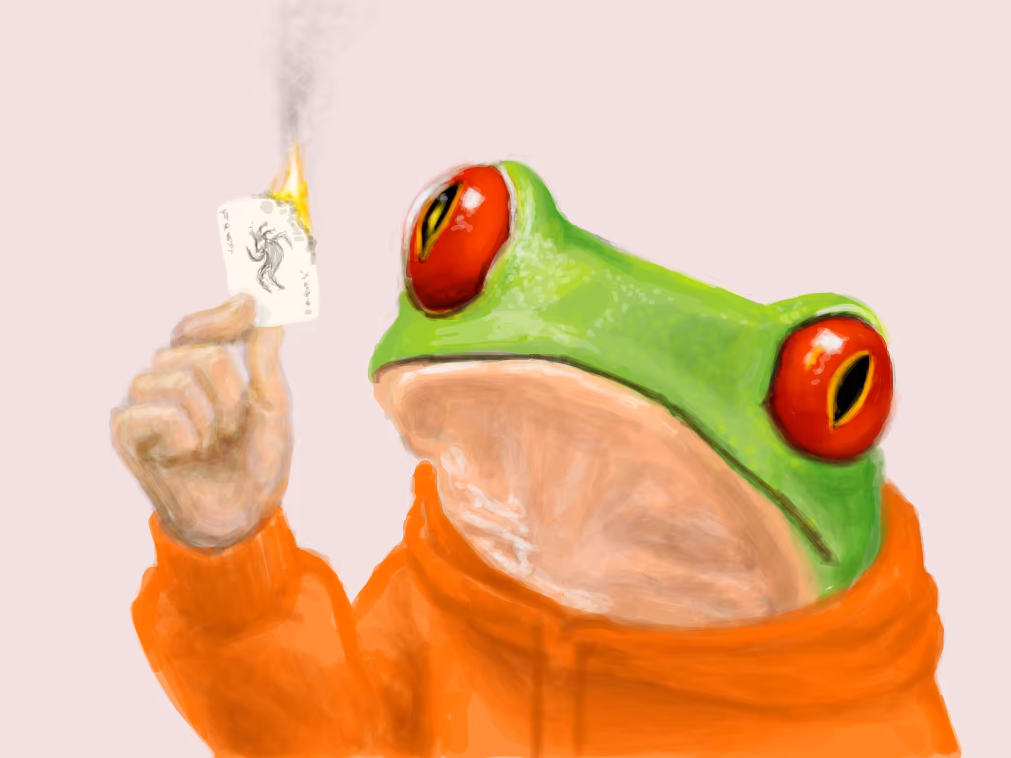 Animalia - Red Eyed Tree Frog Pyromaniac